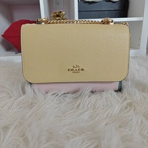 Coach Brown Suede Interior Handbag